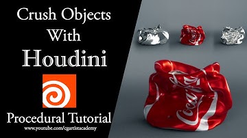 Crush objects with Sidefx Houdini (Dynamics Simulation)