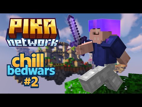 Solo Bedwars #2 | PikaNetwork | Chill Grind