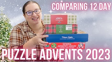 12 Day Puzzle Advent Calendars // Good for Gifting??