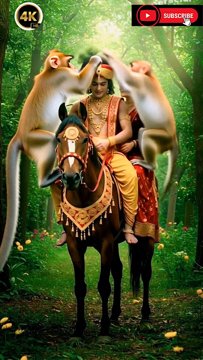 new Radha Krishna Short video #radhekrishna #love #cute #song #monkey #radhakrishna #shortvideo