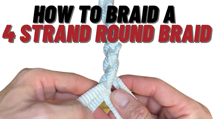How To Braid A 4 Strand Round Braid In A Mule Tape Halter - Mule Tape Halter Secrets