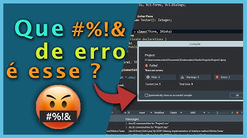 Que #%!& de erro é esse? Debug? Debugar? Depuração?