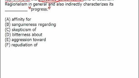 New GRE Sentence Equivalence Example