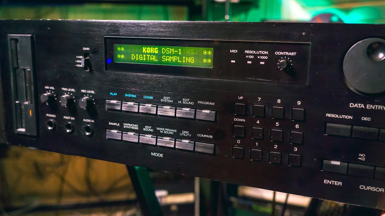 【希少】KORG DSM-1 サンプラー サンプリング シンセサイザー コルグ Korg DSM-1 | A Sampling Disaster from 1987 - YouTube