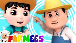 Johny Johny Sí papá | Canciones infantiles | Dibujos animados | Farmees Español | Educación