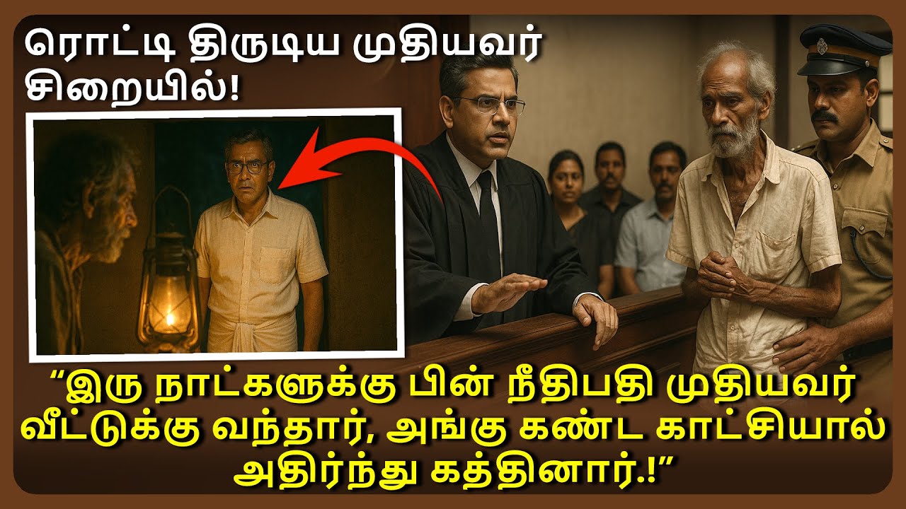 ஒரு ரொட்டி திருடிச் சிறை சென்ற முதியவர்.வீட்டிற்கு வந்த நீதிபதி அதிர்ந்தார்!