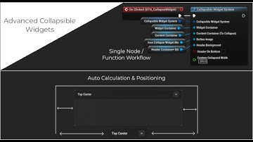 Advanced Collapsible Widgets ¦ Unreal 5 ¦ Showcase, Usage & Integration