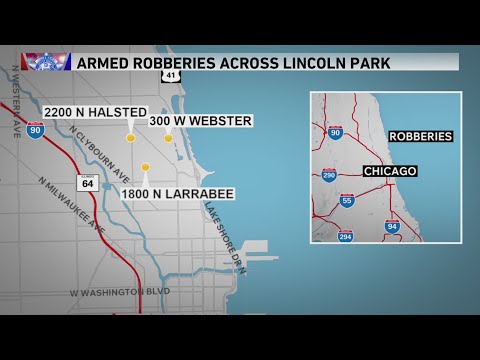 Several women robbed at gunpoint in broad daylight in Chicago's Lincoln Park