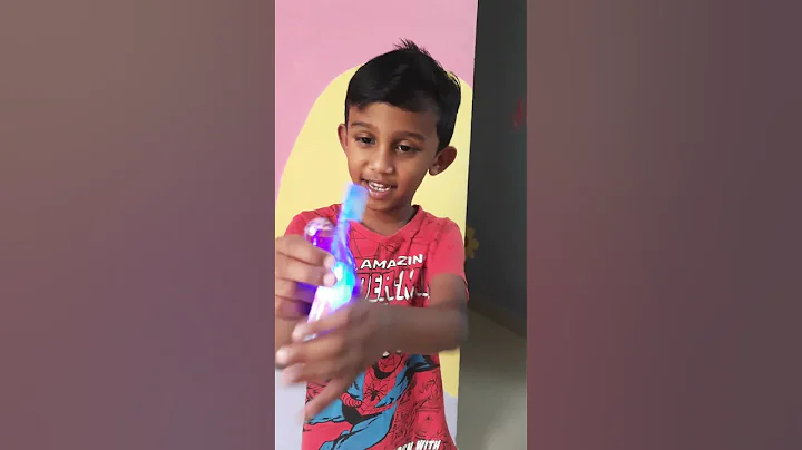 Tooth brush shaped candy with LED lights!