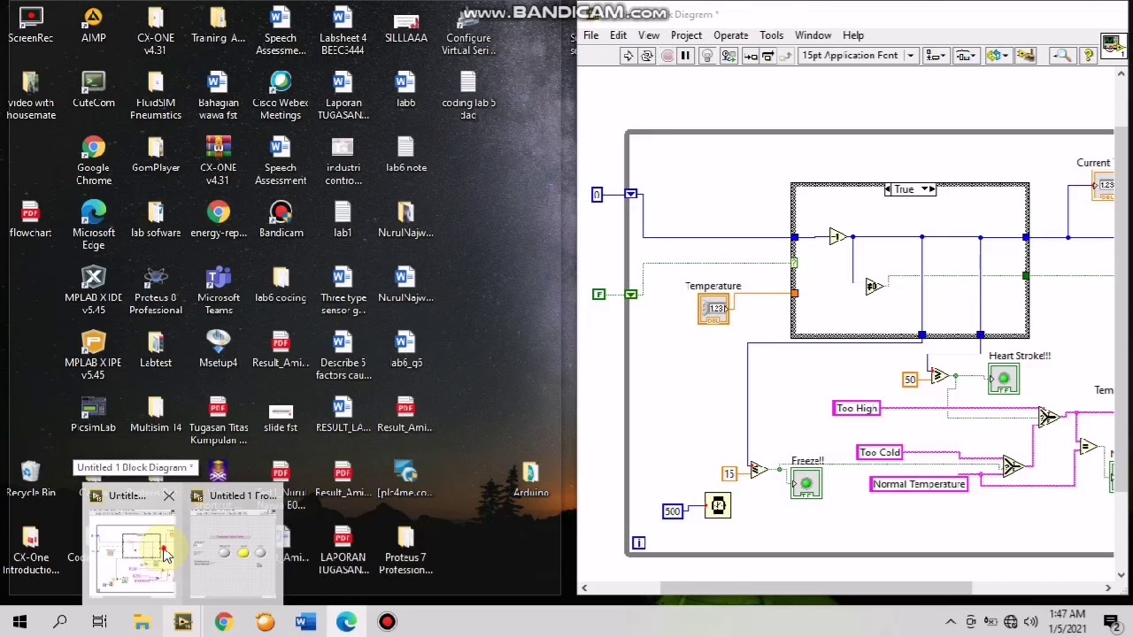 Assignment DAQ : Temperature Weather Station control using LabView ...