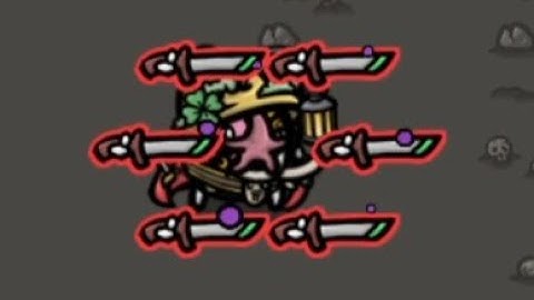 Getting to Wave 34 as Crazy in Brotato Endless Mode