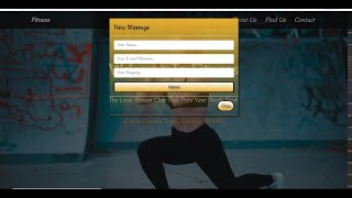 fitness contact section css screenshot 1
