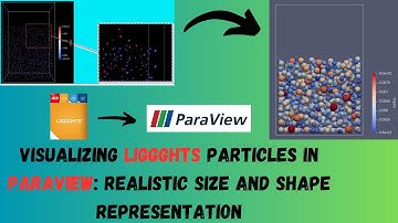 How to Display LIGGGHTS Particles in Paraview: Realistic Size, Shape, and Data Extraction