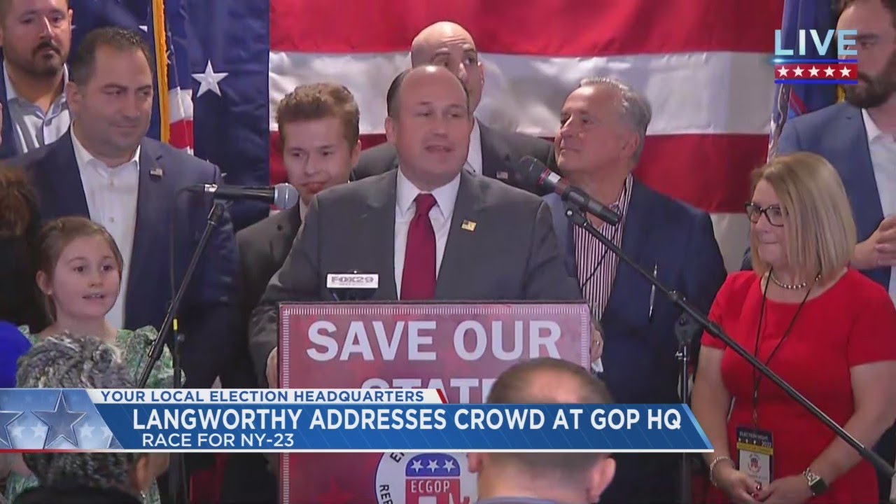 Langworthy wins NY23 election YouTube