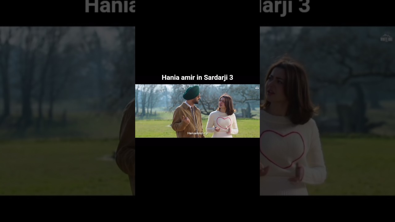 Hania featuring in diljit new movie sardaarji 3🌻