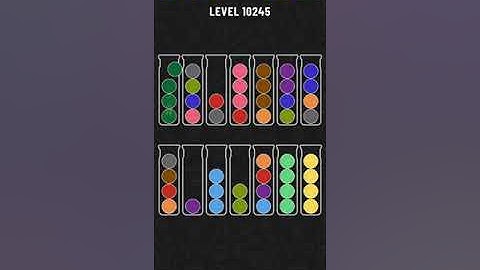 Ball Sort Puzzle Level 10245 / Water Sort Puzzle Level 10245  / all the same