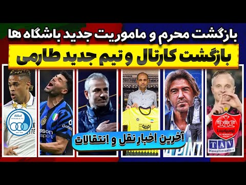 فوری بازگشت نویدکیا سرنوشت کارتال در پرسپولیس دستیار ساپینتو در استقلال