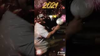 New years on the West side of Modesto, California