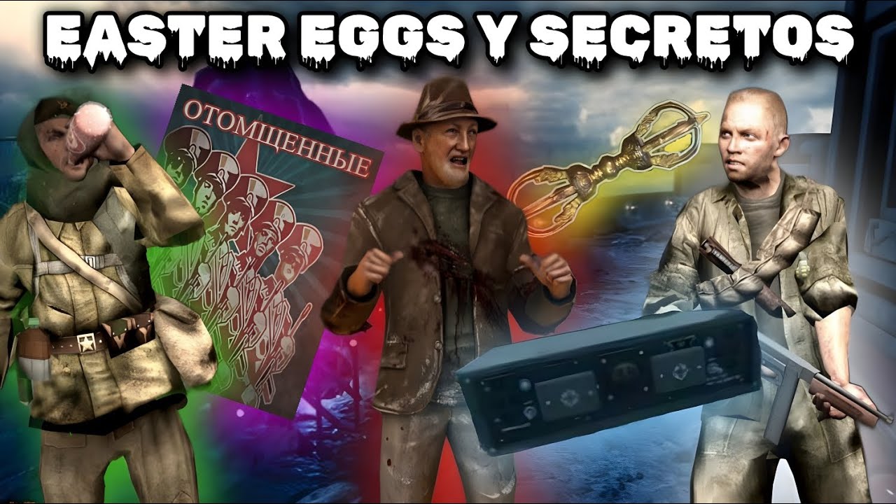 TODOS los EASTER EGGS y algunos SECRETOS de CALL OF THE DEAD | Cod ...