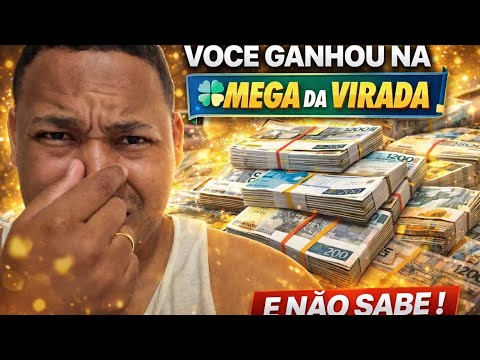 Você Ganhou ⭐️na mega da virada e NÃO SABE ! Vlog