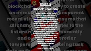 BLOCKCHAIN TODO: DECENTRALIZED TASK MANAGEMENT