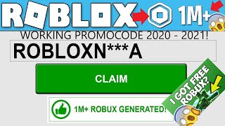 HOW TO GET FREE ROBUX PROMOCODE WORKING 2020 - 2021 VERY EASY AND FAST!