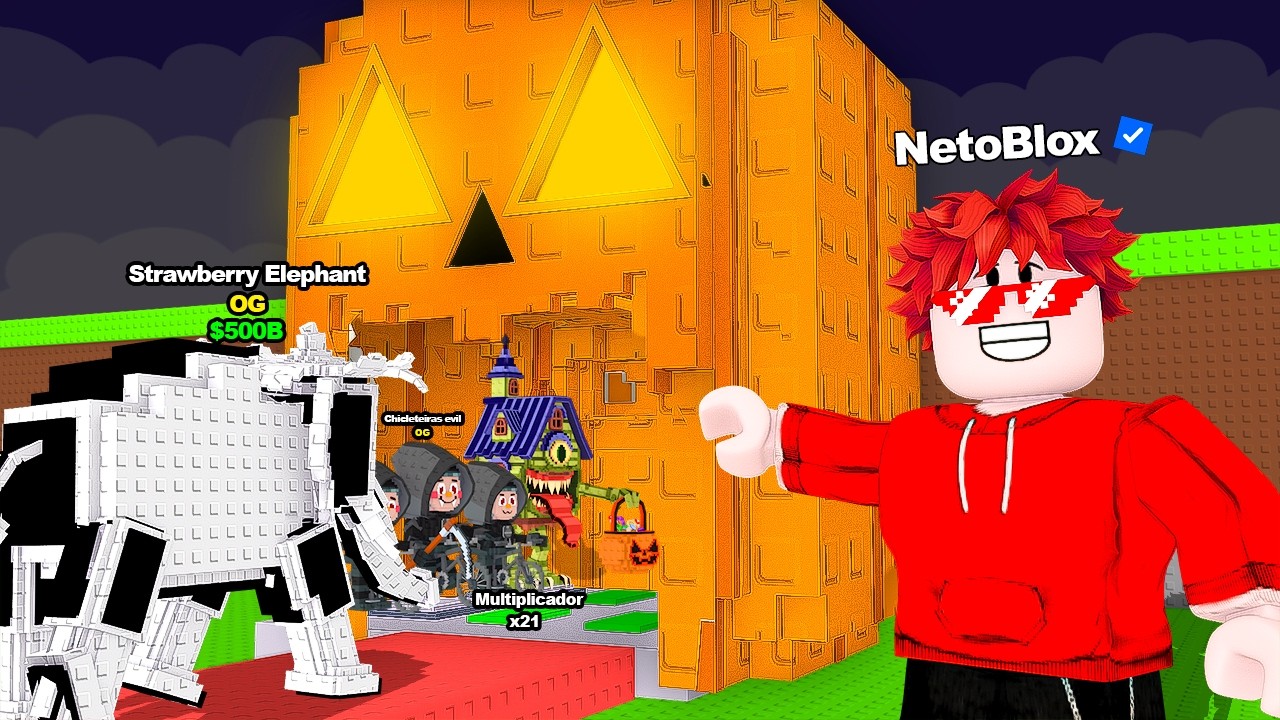 Desbloqueé la SUPER BASE CALABAZA de HALLOWEEN (Multiplicador x99)??! en Steal a Brainrot