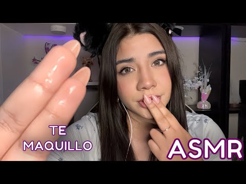 ASMR ESPAÑOL / DUERME EN 5  MINUTOS con B4 B1 TA  Y MAQUILLAJE - Atención PERSONAL
