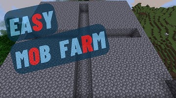 How To Build A Mob Farm | Minecraft