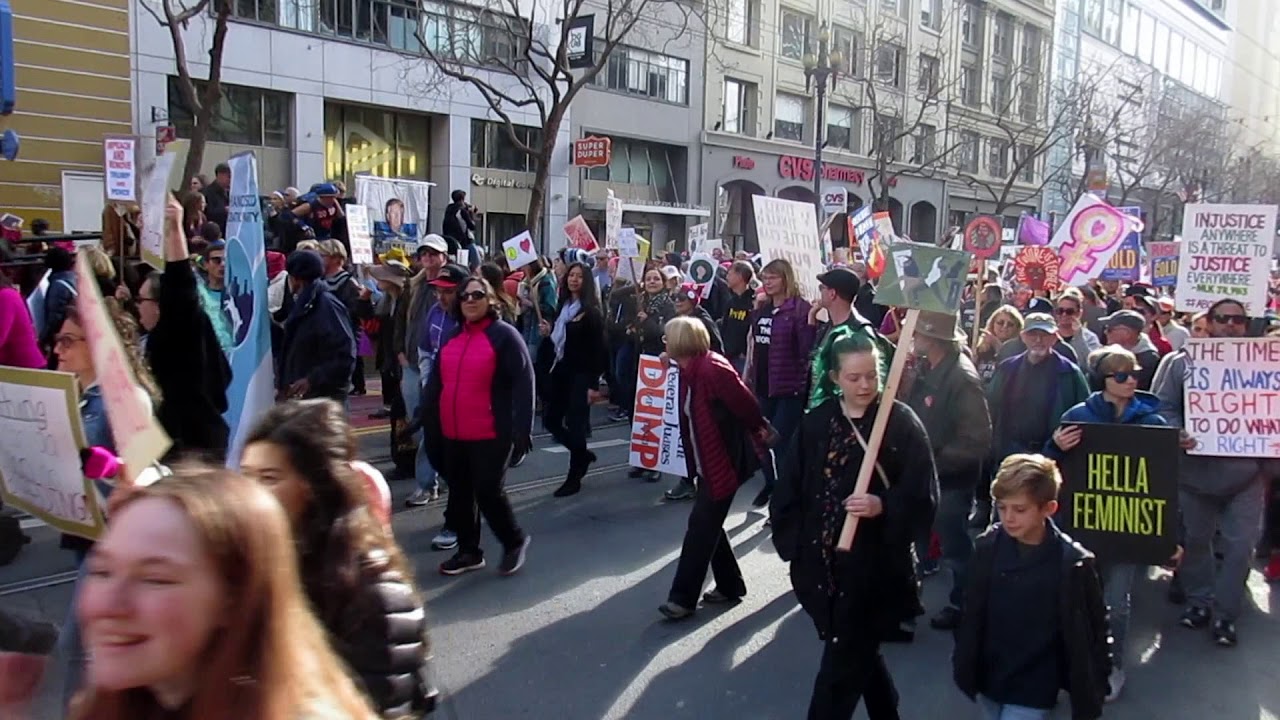 Women's March 2020 San Francisco California