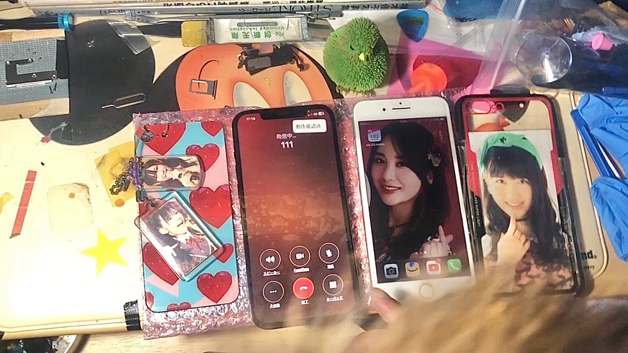 【動作】iPhone12PRO MAXディスプレイに近接センサーイヤースピーカーのパーツ取付無しで近接センサーとイヤースピーカーの動作確認してみたヨ！！実況#5900(☝︎ ՞ਊ ՞)☝︎