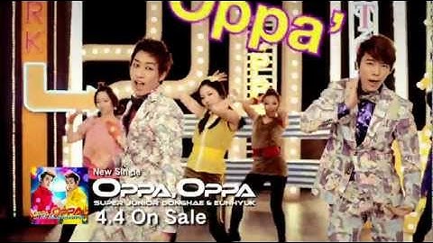 SUPER JUNIOR DONGHAE & EUNHYUK / Oppa, Oppa  web teaser