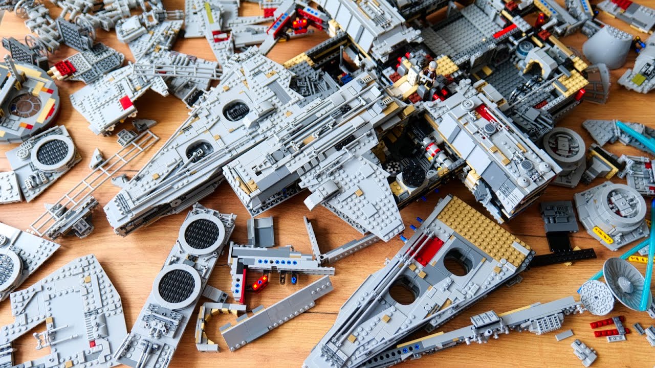 Fixing the broken LEGO UCS Millenium Falcon | Junkyard Repair Speedbuild LEGO 75192 Star Wars