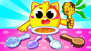 Let's Choose a Spoon for Kids? | Funny Songs For Toddlers | Muffin Socks