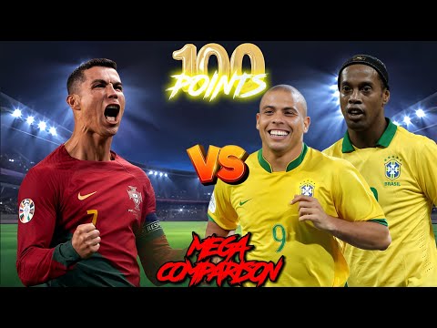 Ronaldo VS Ronaldinho and Ronaldo Nazario 💥 💯 POINTS 💥🔥