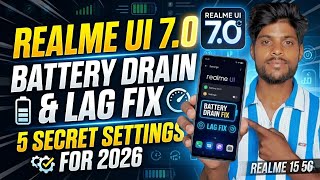 Realme UI 7.0 Battery Drain & Lag Fix: 5 Secret Settings for 2026 | Tech Sonu Guide