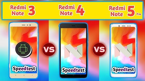 Redmi Note 5 Pro vs Redmi Note 4 vs Redmi Note 3 SpeedTest Comparison 🔥🔥