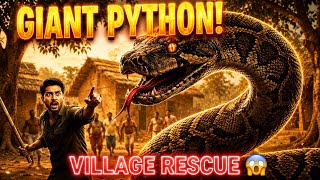 GIANT PYTHON ATTACKS VILLAGE! 😱🐍 Rescue Team's Final Stand 