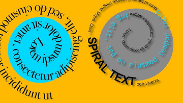 How To Create Spiral Text / Type In Photoshop Tutorial | Graphicxtras