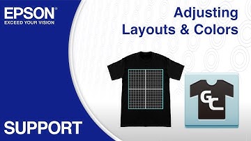 Epson Garment Creator | Adjusting Layouts & Colors
