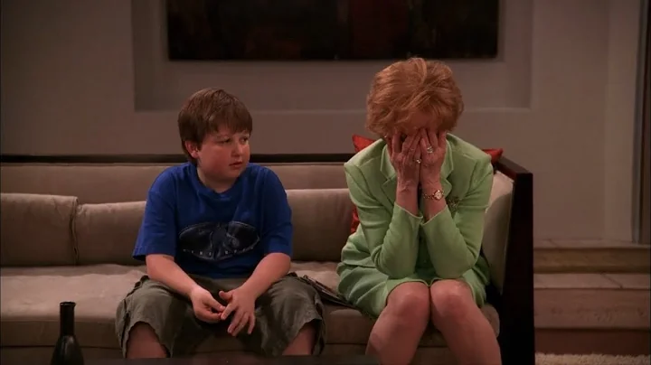 Two And A Half Men -Jake And Grandma Sleepover Goe...