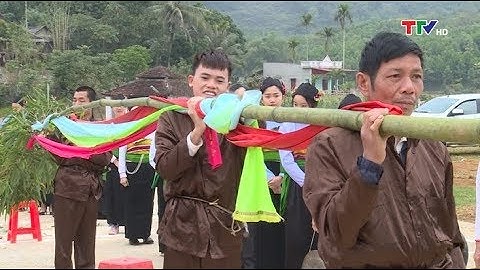 Nhịp sống miền Tây: Nét văn hóa qua tục dựng cây nêu ngày Tết của người Mường