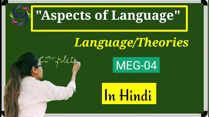 Unit-1,aspects of language,meg-4,topic- language theories...in Hindi+ English