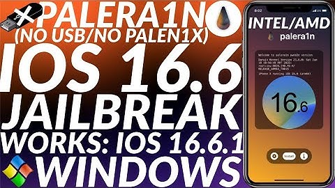[NEW] How to Jailbreak iOS 16.6/16.6.1 on Windows Without USB with Palera1n Jailbreak | 2023
