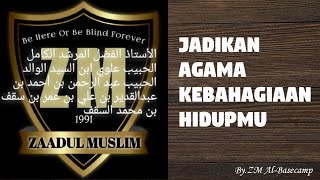 Zaadul Muslim,15 Desember 2018,KramatJati Jak-Tim