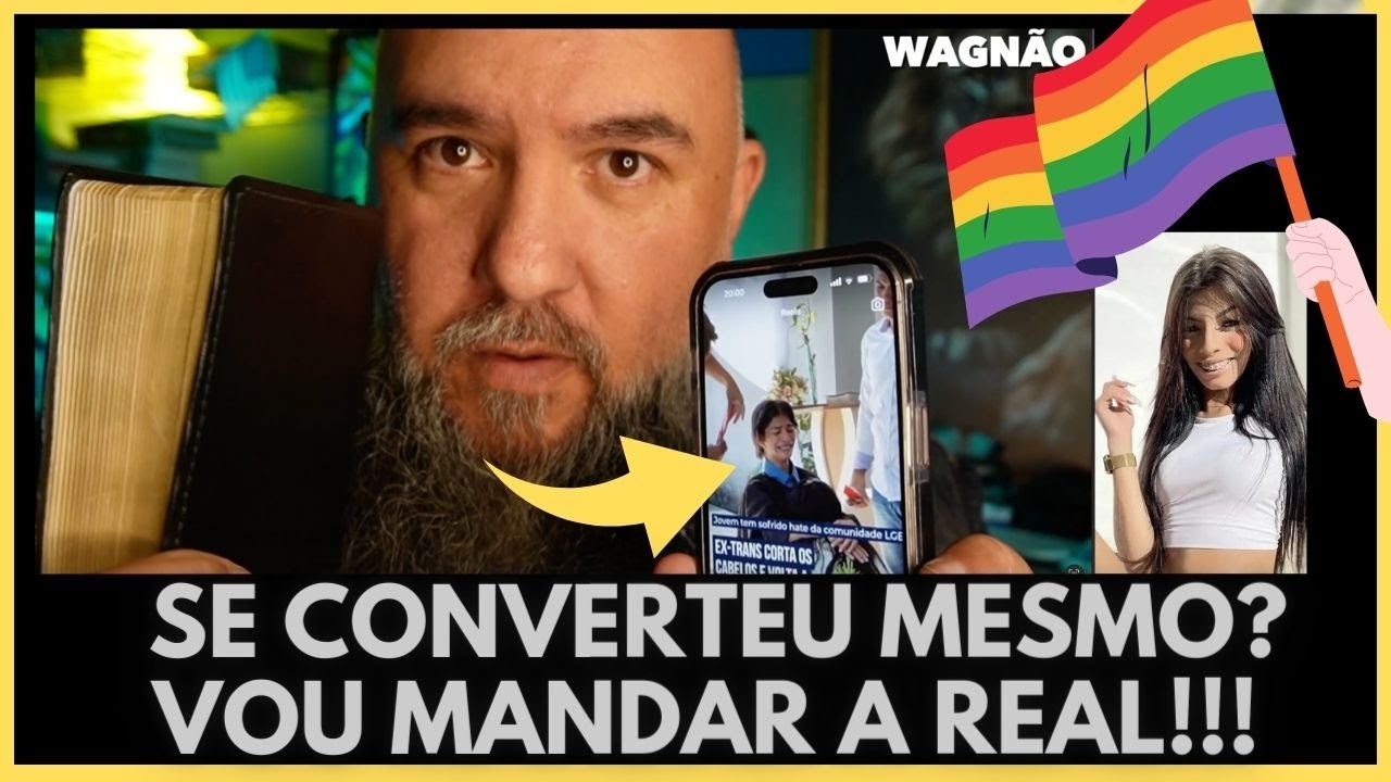 TRANS DIZ QUE CASOU COM JESUS || FALTA O QUE AGORA ? || WAGNÃO