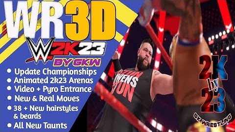 WR3D 23 With Video & Pyro Effect Entrance BY GKW | Entrance Gear