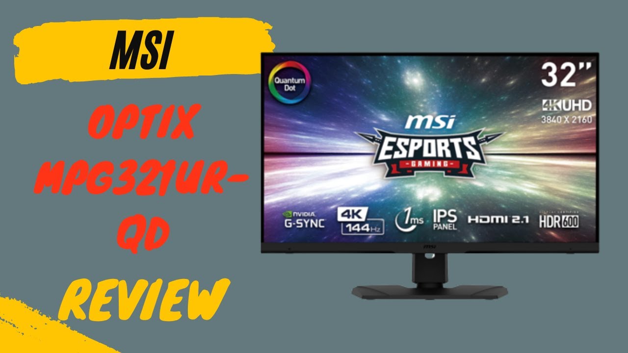 MSI Optix MPG321UR-QD: The Ultimate Gaming Monitor Review!