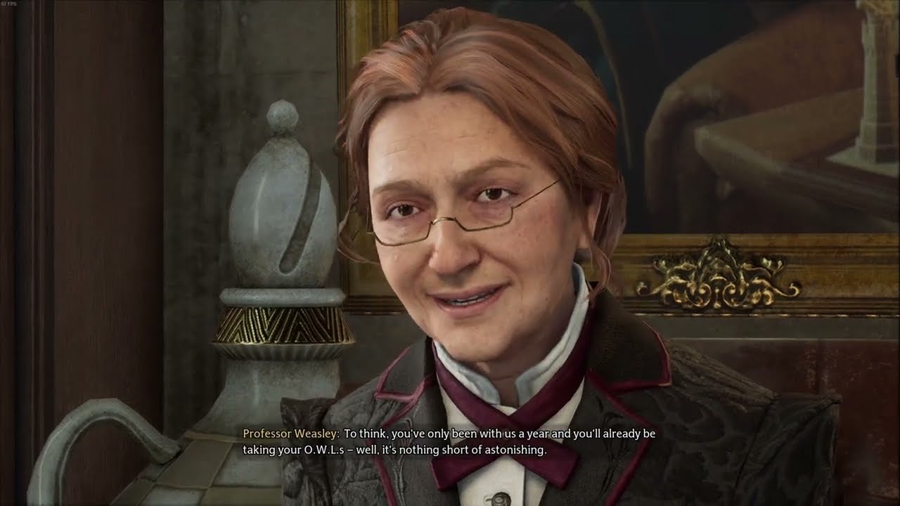 New dialogue for WEASLEY'S WATCHFUL EYE - 100% completed Field Guide (Hogwarts Legacy)