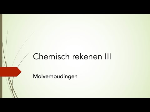 Video: Wat is volumeverhouding-chemie?